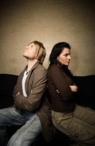 Frustrated couple2 talking about the affair