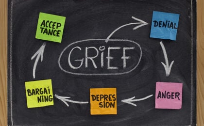 stages of grief after an affair